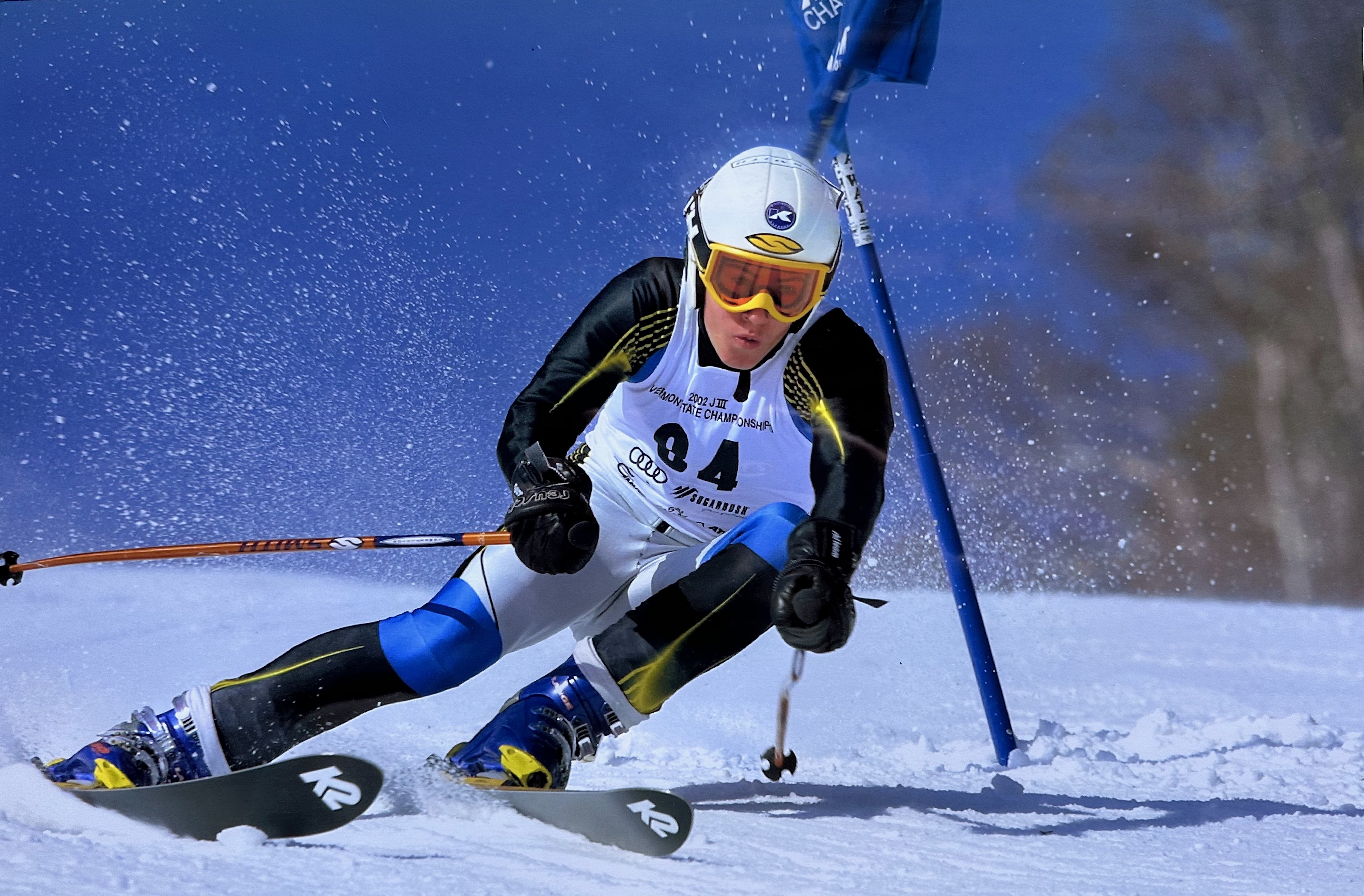 Dave skiing